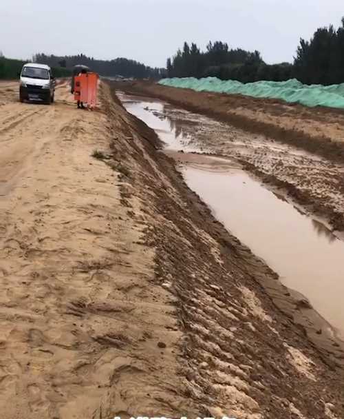 沧州泊头河道降水